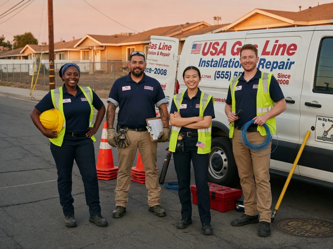 Gas Line Installation company in Brandamore, PA